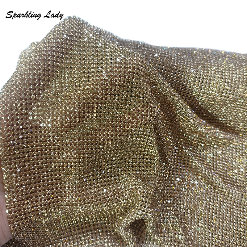 2MM Silver Crystal Mesh Fabric - Crystal Mesh Fabric のレビューと価格