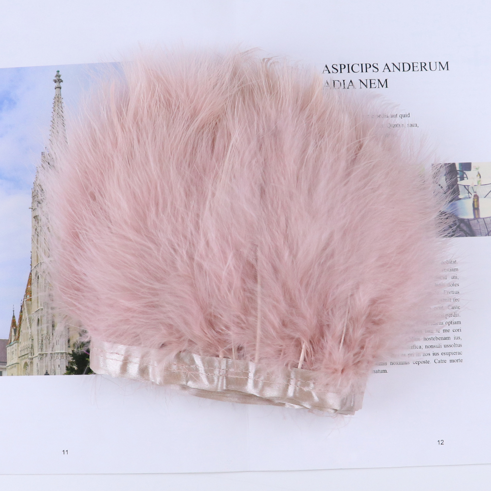 2M Fluffy Soft Natural Turkey  - Feather Trim Marabou のレビューと価格