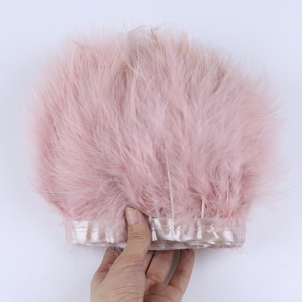 2M Fluffy Soft Natural Turkey  - Feather Trim Marabou のレビューと価格